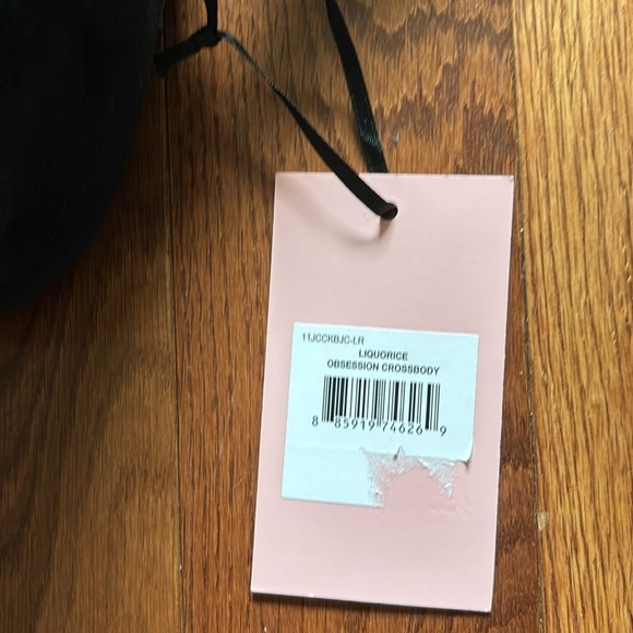 JUICY COUTURE Velour Camera Logo rhinestonecrossbody bag New - Picture 12 of 15